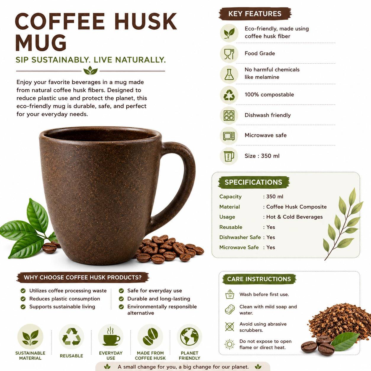 coffee husk mug coffee husk mug